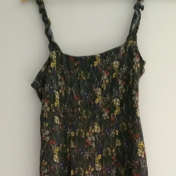 TROPICAL JUMPSUIT WITH FRISON STRAPS - Picture 1 of 9